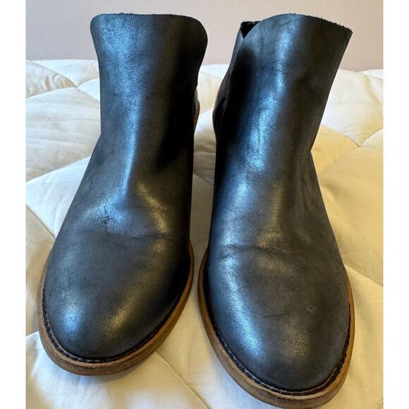 KELSI DAGGER Suede Kenmare Ankle Booties Size 8.5 (streetwear heeled leather) - Picture 3 of 7